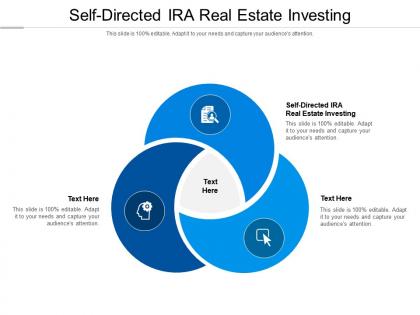 Self directed ira real estate investing ppt powerpoint presentation file icons cpb