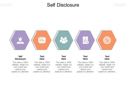Self disclosure ppt powerpoint presentation styles mockup cpb