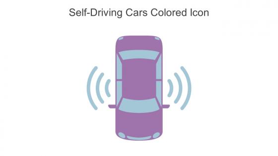 Self Driving Cars Colored Icon In Powerpoint Pptx Png And Editable Eps Format