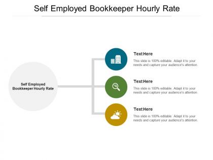 Self employed bookkeeper hourly rate ppt powerpoint presentation infographics visuals cpb