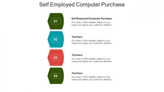 Self employed computer purchase ppt powerpoint presentation icon introduction cpb