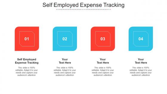 Self Employed Expense Tracking Ppt Powerpoint Presentation Slides Images Cpb