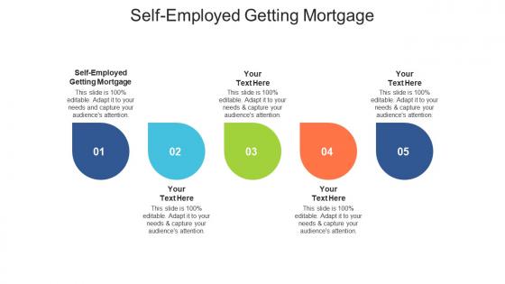 Self employed getting mortgage ppt powerpoint presentation summary examples cpb