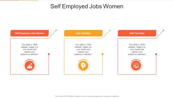Self Employed Jobs Women In Powerpoint And Google Slides Cpb