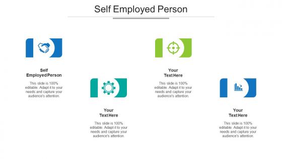 Self Employed Person Ppt Powerpoint Presentation Portfolio Icon Cpb