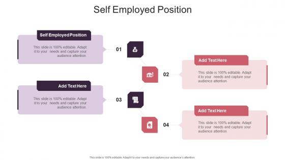 Self Employed Position In Powerpoint And Google Slides Cpb