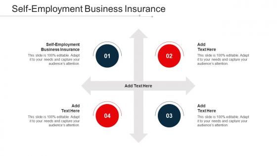 Self Employment Business Insurance Ppt Powerpoint Presentation Show Themes Cpb