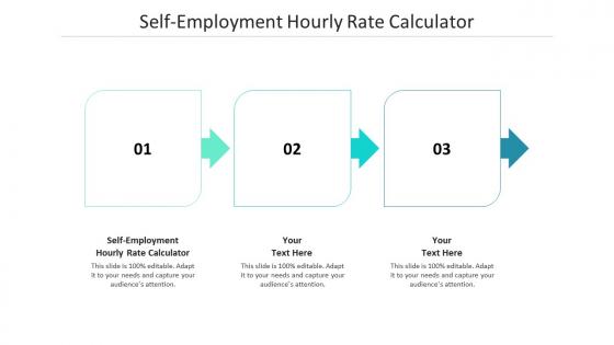 Self employment hourly rate calculator ppt powerpoint presentation inspiration graphic images cpb