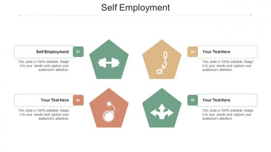 Self Employment Ppt Powerpoint Presentation Infographic Template Graphics Download Cpb