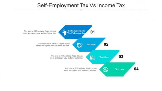 Self employment tax vs income tax ppt powerpoint presentation styles tips cpb