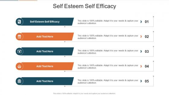 Self Esteem Self Efficacy In Powerpoint And Google Slides Cpb