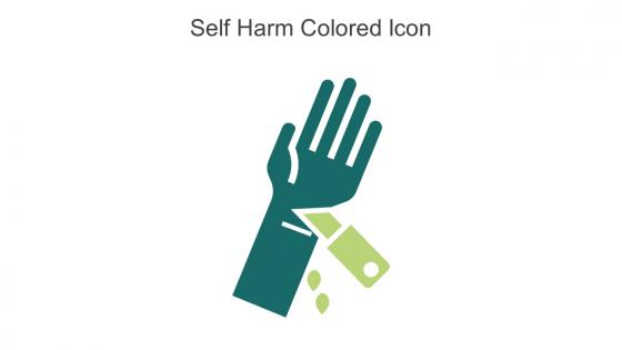 Self Harm Colored Icon In Powerpoint Pptx Png And Editable Eps Format