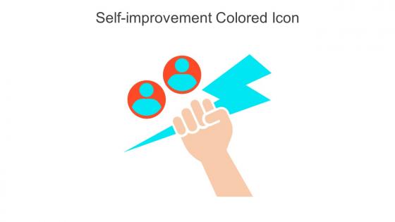 Self Improvement Colored Icon In Powerpoint Pptx Png And Editable Eps Format