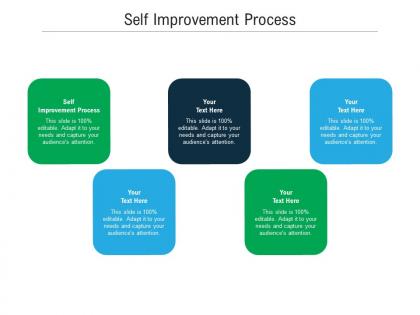 Self improvement process ppt powerpoint presentation styles infographics cpb