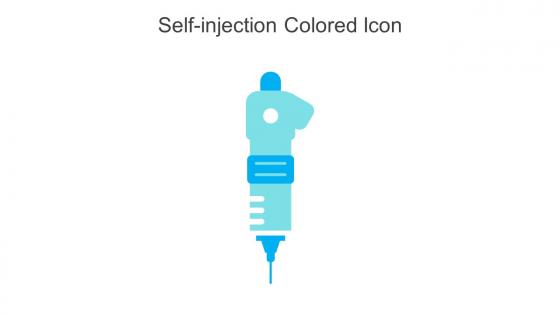 Self Injection Colored Icon In Powerpoint Pptx Png And Editable Eps Format