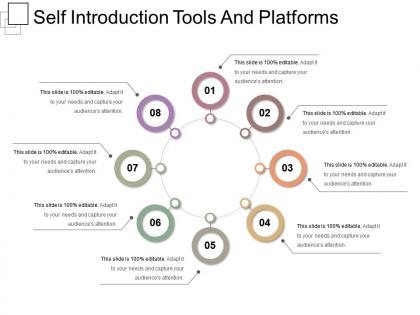 Self introduction tools and platforms presentation design