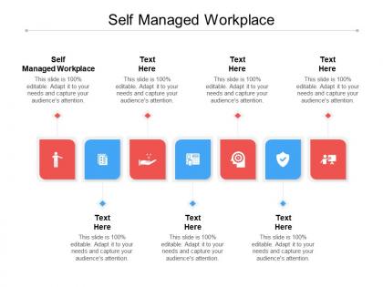 Self managed workplace ppt powerpoint presentation infographics structure cpb