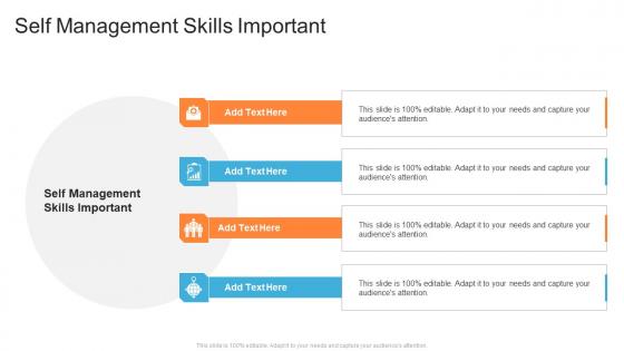 Self Management Skills Important In Powerpoint And Google Slides Cpb