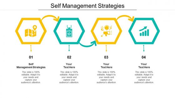 Self management strategies ppt powerpoint presentation pictures infographics cpb