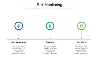 Self monitoring ppt powerpoint presentation infographic template example 2015 cpb