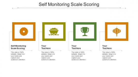 Self monitoring scale scoring ppt powerpoint presentation ideas portfolio cpb