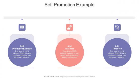 Self Promotion Example In Powerpoint And Google Slides Cpb