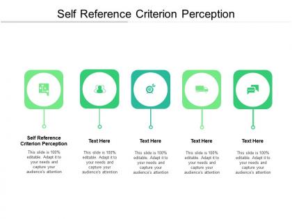 Self reference criterion perception ppt powerpoint presentation icon example file cpb