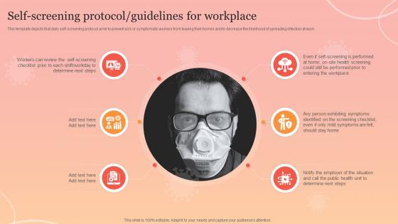 Self Screening Protocol Guidelines For Workplace New Normal Adaption Playbook