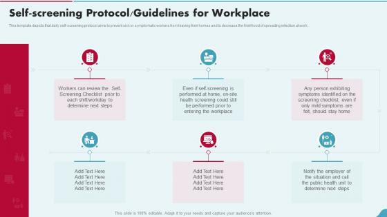 Self Screening Protocol Guidelines For Workplace Post Pandemic Business Playbook