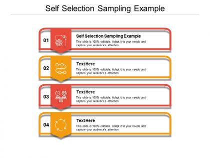 Self selection sampling example ppt powerpoint presentation infographics display cpb