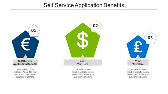 Self service application benefits ppt powerpoint presentation slides display cpb