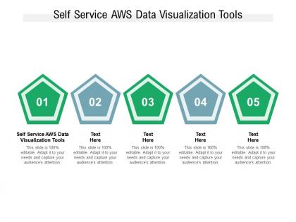 Self service aws data visualization tools ppt powerpoint presentation ideas backgrounds cpb