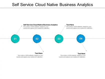 Self service cloud native business analytics ppt powerpoint presentation file guidelines cpb