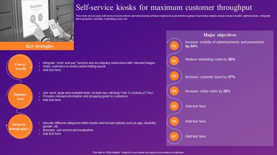Self Service Kiosks For Maximum Customer Throughput Increasing Brand Outreach Through Experiential MKT SS V