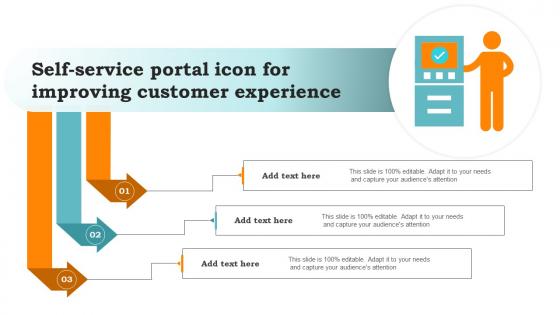 Self Service Portal Icon For Improving Customer Experience