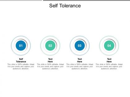 Self tolerance ppt powerpoint presentation gallery graphics template cpb