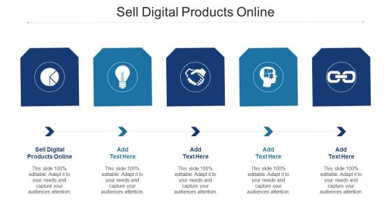 Sell Digital Products Online Ppt Powerpoint Presentation Ideas Maker Cpb
