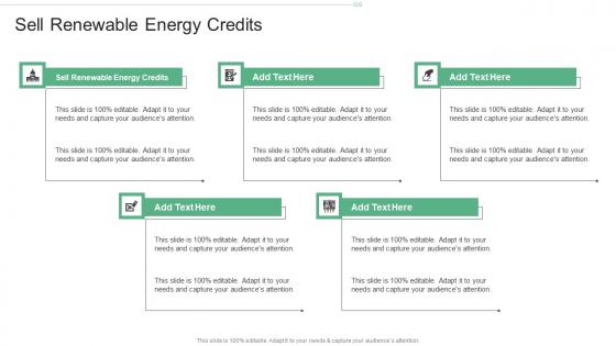Sell Renewable Energy Credits In Powerpoint And Google Slides Cpb