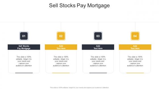 Sell Stocks Pay Mortgage In Powerpoint And Google Slides Cpb
