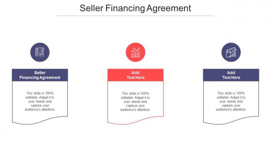 Seller Financing Agreement Ppt Powerpoint Presentation Pictures Brochure Cpb