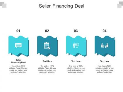 Seller financing deal ppt powerpoint presentation model shapes cpb