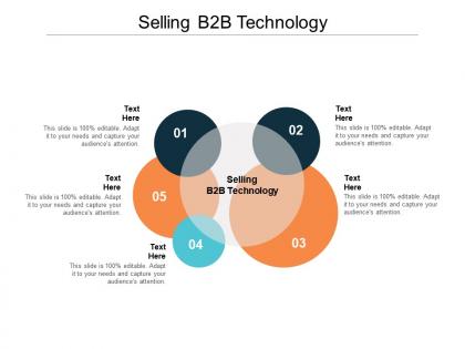 Selling b2b technology ppt powerpoint presentation styles graphics pictures cpb