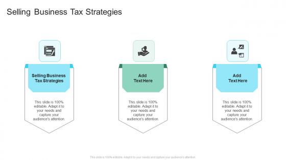 Selling Business Tax Strategies In Powerpoint And Google Slides Cpb