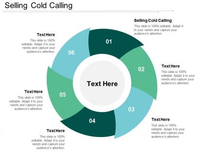 Selling cold calling ppt powerpoint presentation show examples cpb