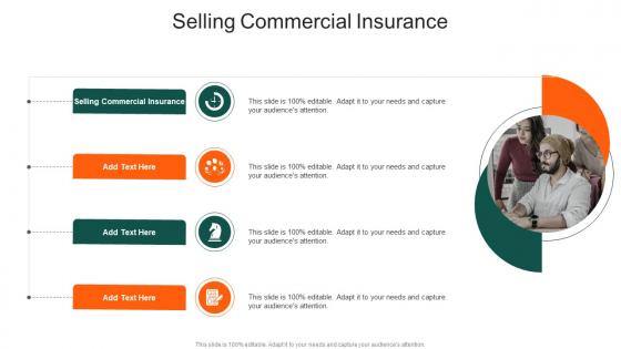 Selling Commercial Insurance In Powerpoint And Google Slides Cpb