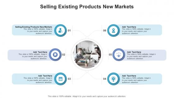 Selling Existing Products New Markets In Powerpoint And Google Slides Cpb