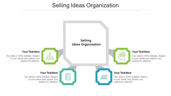 Selling ideas organization ppt powerpoint presentation pictures deck cpb