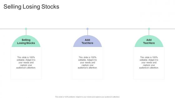 Selling Losing Stocks In Powerpoint And Google Slides Cpb