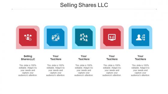 Selling Shares LLC Ppt Powerpoint Presentation Slides Shapes Cpb