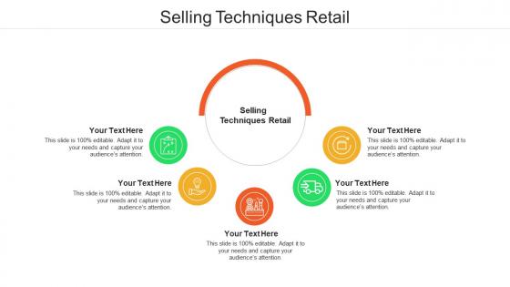Selling techniques retail ppt powerpoint presentation portfolio templates cpb